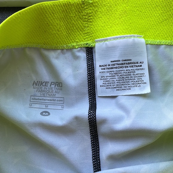 SOLD—NIKE PRO BIKER SHORTS M - Picture 2 of 6